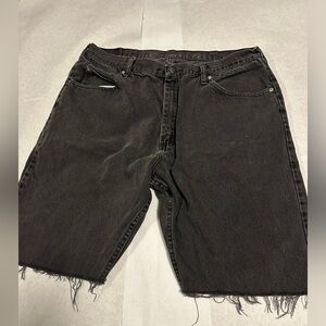 Wrangler Men's Dark Gray Jean Shorts